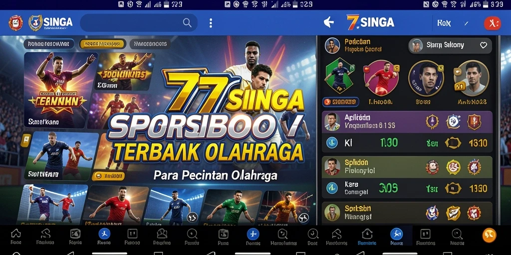 Screenshot utama 77SINGA menunjukkan pengalaman taruhan yang seru dan interaktif.