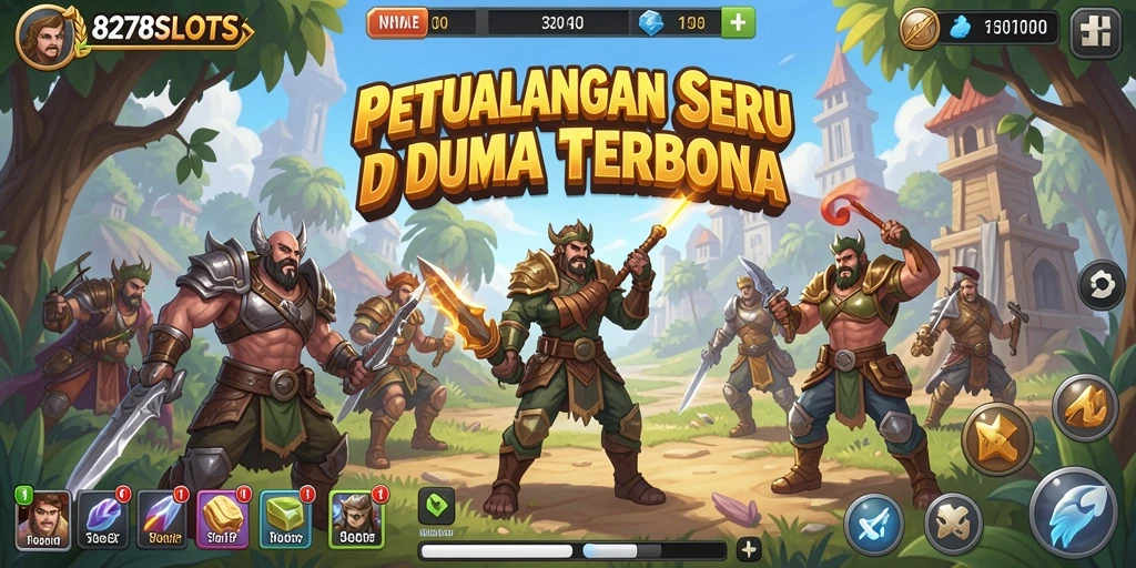 Screenshot gameplay 8278SLOTS menampilkan keseruan dunia terbuka.