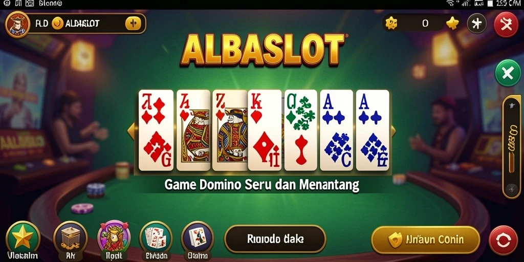 Tampilan gameplay ALBASLOT yang menarik dan interaktif.