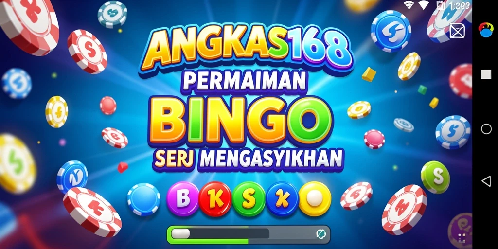 Tampilan gameplay seru dalam aplikasi Bingo ANGKASA168.