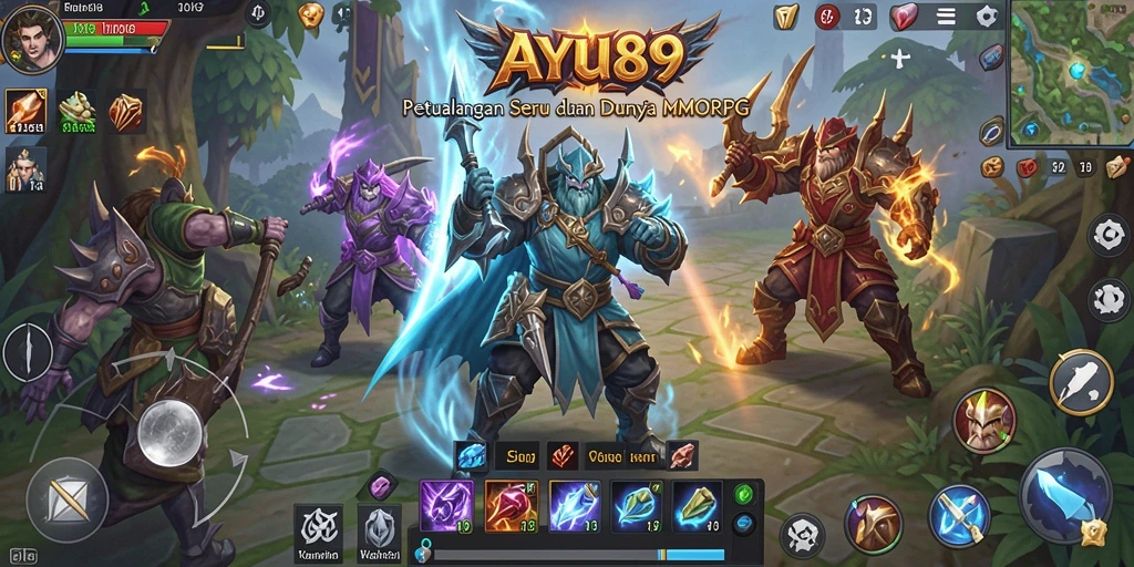 Gameplay seru AYU89 di dunia MMORPG yang menakjubkan.