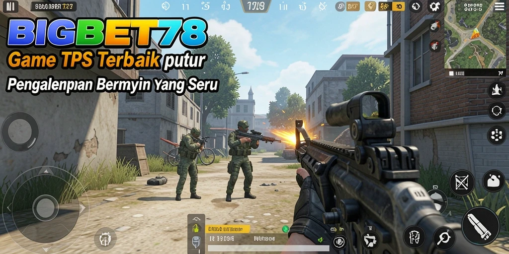 Tampilan gameplay TPS yang mendebarkan dari BIGBET78.