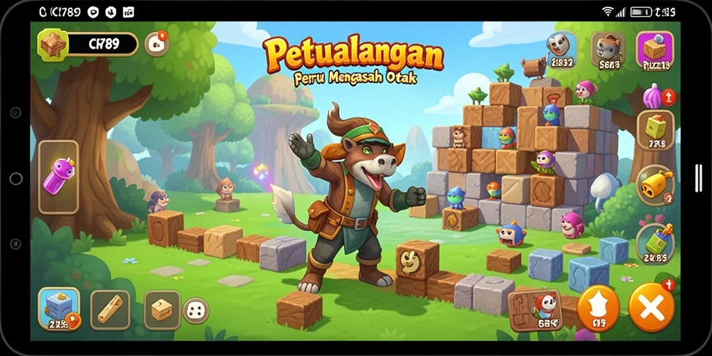 Gameplay CK789 yang menarik dan menantang dalam teka-teki Puzzle.