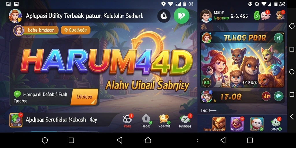 Tampilan antarmuka pengguna HARUM4D yang ramah dan fungsional.