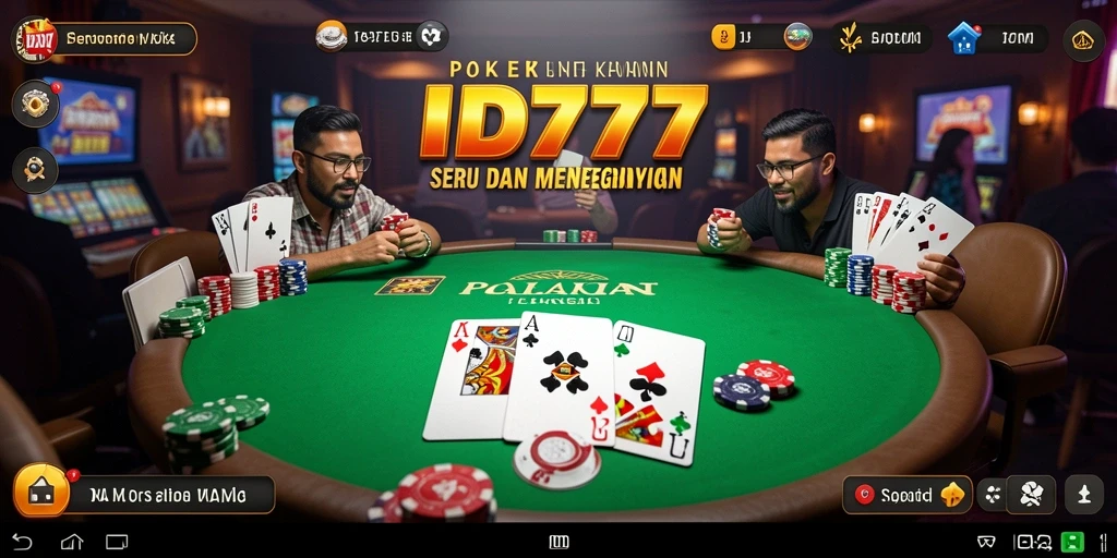 Tampilan gameplay poker yang menarik di ID777.