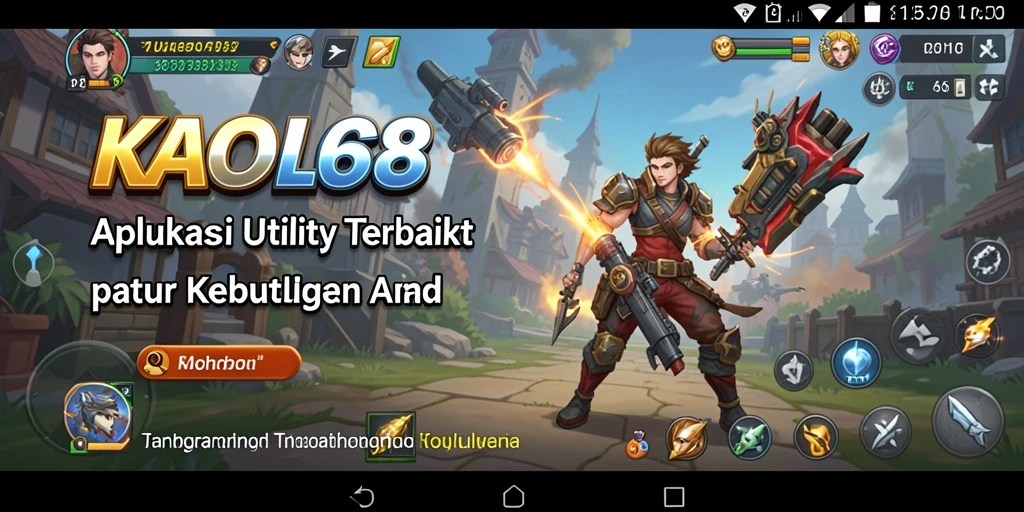 Tampilan antarmuka KAOL68 yang modern dan fungsional.