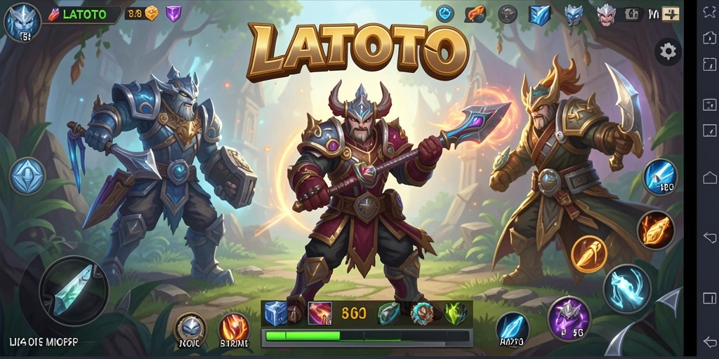Tampilan gameplay LATOTO yang mengasyikkan dan penuh aksi.