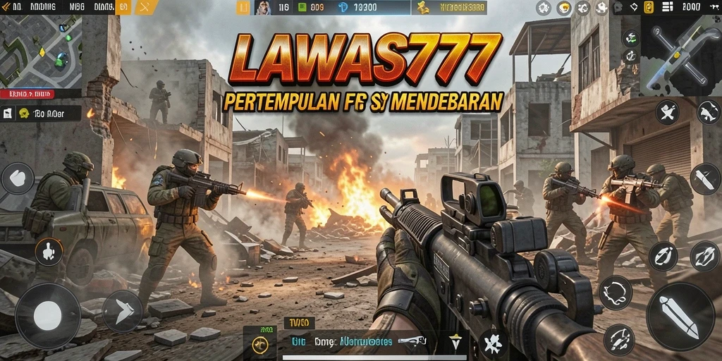 Tampilan gameplay LAWAS777 yang memukau dalam aksi FPS.
