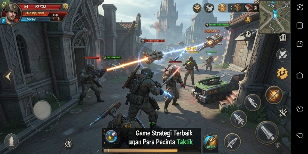 Tampilan gameplay RAYA22 yang memikat dan mendebarkan.