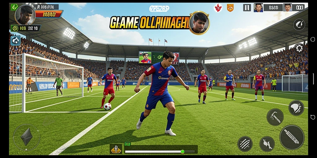Tampilan menegangkan dari gameplay olahraga RP62RP.