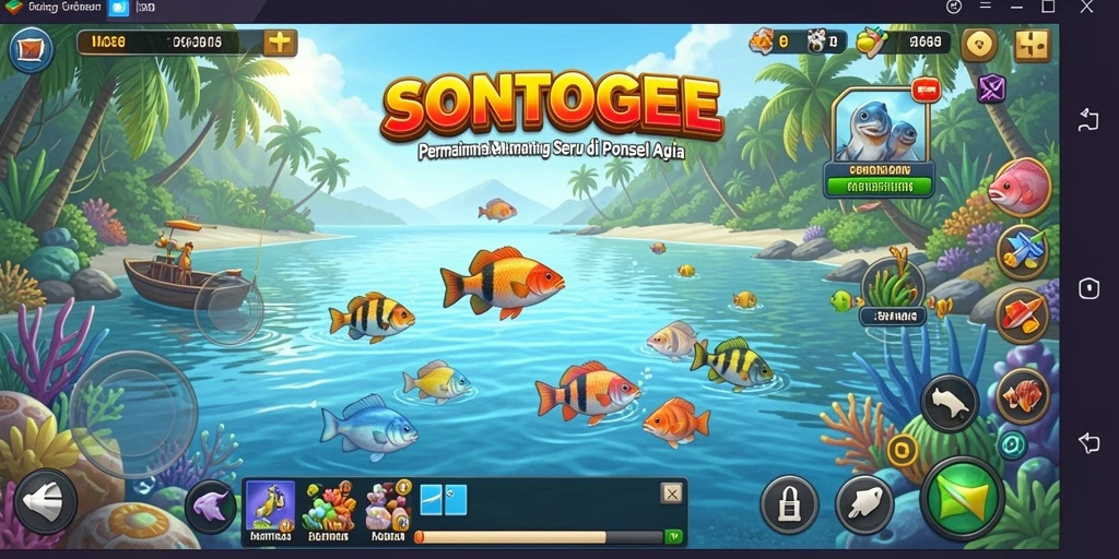 Gameplay <strong>SONTOGEL</strong> yang seru dan memikat saat memancing.
